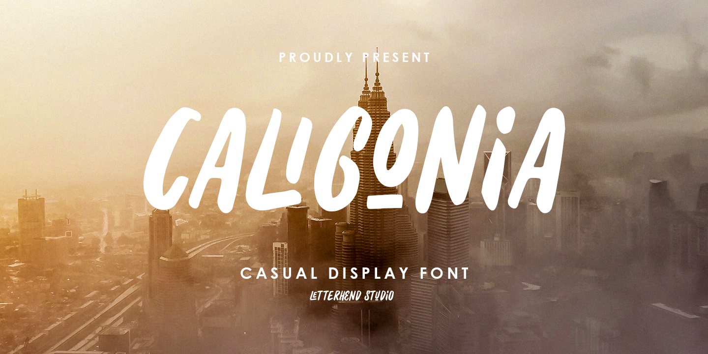 Шрифт Caligonia